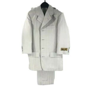 Boys' Falcone Light Gray 2 Piece Suit Size 6R